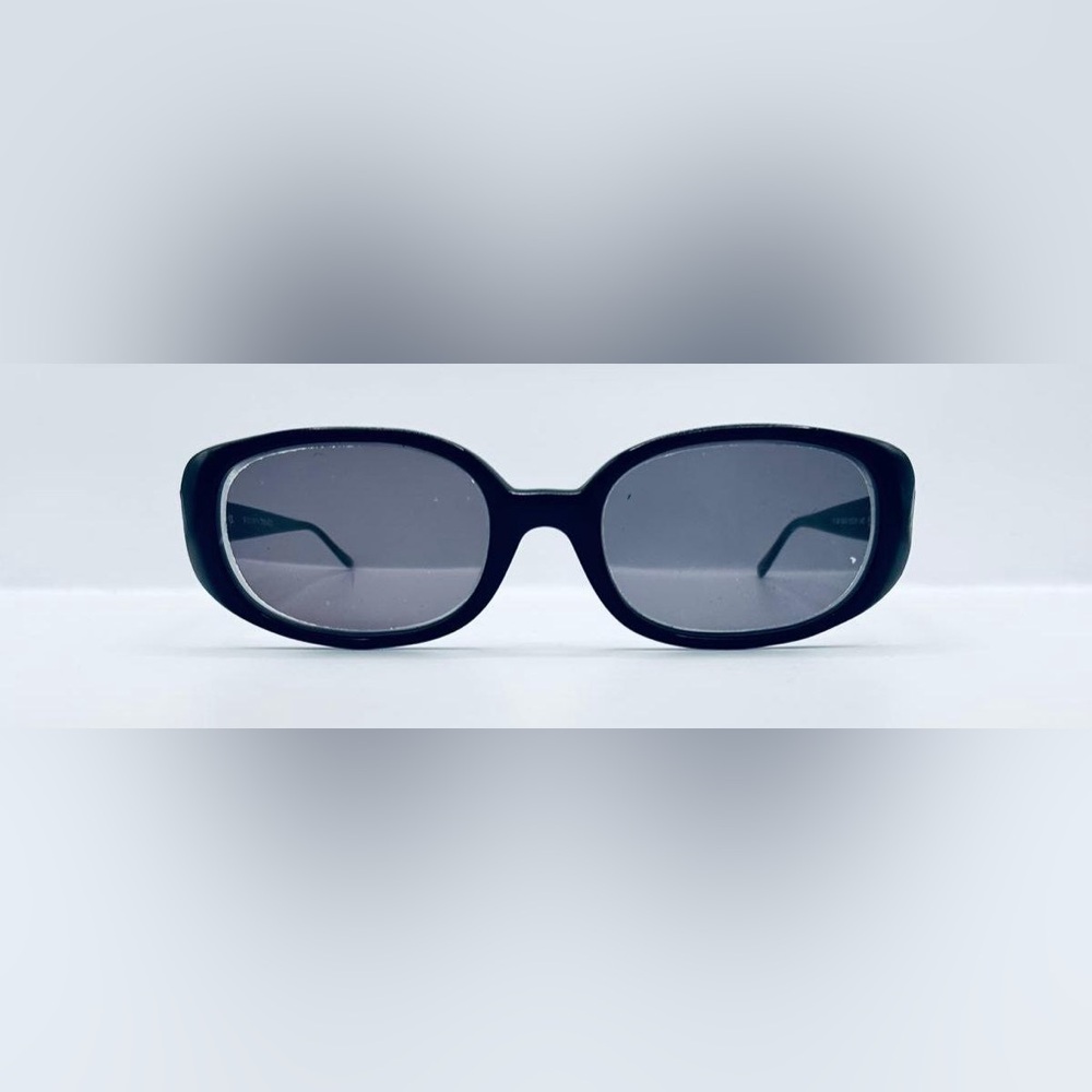 Ellen Tracy Black Oval Sunglasses Frames Only - Picture 3 of 8